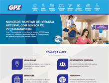 Tablet Screenshot of gpz.com.br